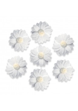 Вафельный декор «Белая жемчужина», 7 шт